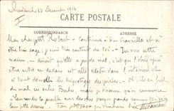 CPA Militaria Guerre Europeenne 1914 Le Crime de Reims Rue Thiers Habitation de M Cama Ancien Consu