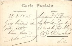 CPA Militaria Bombardement de Reims par les Allemands Ecole Professionnelle et Menagere Rue de l'Uni