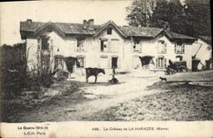 CPA Militaria La Guerre 1914 16 LCH Paris Le Chateau de La Harazee Marne 