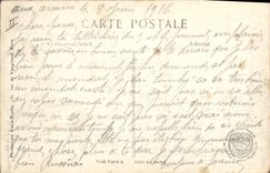 CPA Militaria La Guerre 1914 16 LCH Paris Le Chateau de La Harazee Marne