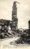 CPA Militaria Guerre 1914 1916 Albert Somme Les Ruines de l'Eglise apres le bombardement 