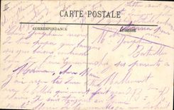 CPA Militaria Guerre de 1914 Bataille de l'Aisne un village pres Soissons