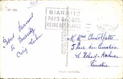 CPA Souvenir de Biarritz 
