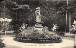 CPA Strasbourg A l'Orangerie Gansebesel 