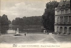 CPA Palais de Fontainebleau Etang des Carpes et Musee Chinois 