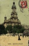 CPA Paris Eglise de la Trinite 
