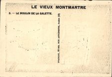 CPA Le Moulin de la Galette Paris Montmartre