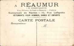 CPA La Malediction Paternelle de Greuze Musee nu Louvre Publicite Reaumur Gobert Martin Paris Veteme