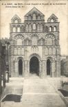 CPA Le Puy Grand Escalier et Façade de la Cathedrale Notre Dame 