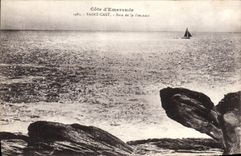 CPA Cote d' Emeraude Saint Cast Baie de la Freinaie 