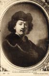 CPA Portrait de Rembrandt par lui meme Musee du Louvre Paris