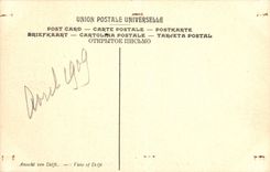 CPA Vermeer Vue de Delft prise du Canal de Rotterdam 