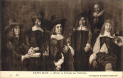 CPA Frans Hals Regents de l'Hospice des Vieillards 
