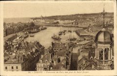 CPA Dieppe Panorama du Fort vue prise de Saint Jacques 
