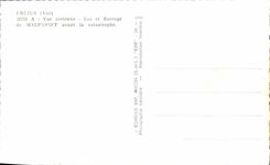 CPM Frejus Var A Vue aerienne Lae et Barrage de Malpasset avant la catastrophe