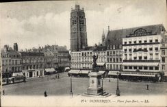 CPA Dunkerque Place Jean Bart 