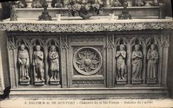 CPA Eglise ND De Bon Port Chapelle de la Ste Vierge Retable d l'Autel 