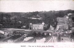 CPA Niort Vue sur la Sevre prise du Donjon 