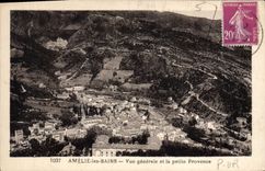 CPA Amelie les Bains Vue Generale et la Petite Provence 