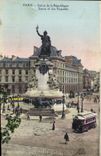 CPA Paris Statue de la Republique 