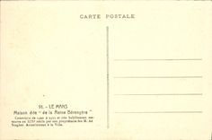 CPA Le Mans Maison dite de la Reine Berengere 