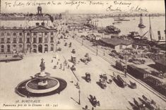 CPA Bordeaux Panorama Pris de la Douane