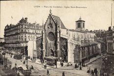 CPA Lyon Place des Cordeliers Eglise Saint Bonaventure 