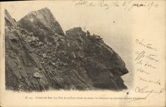 CPA Pointe du Raz La Tete de Cochen etude de rocher le Chaperau du General Region d'Audieme 