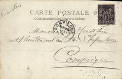 CPA Pointe du Raz La Tete de Cochen etude de rocher le Chaperau du General Region d'Audieme 