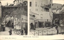 CPA Grasse AM Porte Neuve  Entrepot de vins Carlavan 