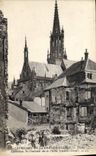 CPA Thann Cathedrale St Thiebault vue de l'allee Scheurer Kesner