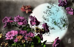 CPA Fantaisie Fleurs