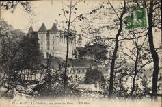 CPA Pau Le Chateau vue Prise du Parc 