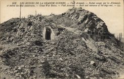 CPA Les Ruines de la Grande Guerre viel Armand Militaria