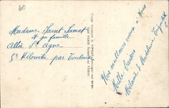 CPA Bonne Annee Fleurs Fer a cheval