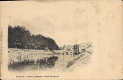 CPA Figeac Quai Legendre Pont Gambetta 