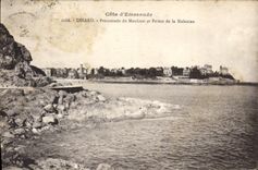 CPA Cote d'Emeraude Dinard Promenade du Moulinet et Pointe de la Malouine 