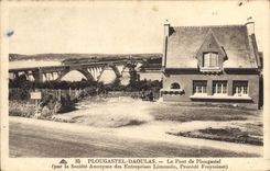 CPA Plougastel Daoulas Le Pont de Plougastel par la Societe Anonyme des Entreprises Limousin Procede
