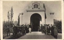 CARTE PHOTO Famille Eglise