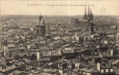 CPA Bordeaux vue Generale Prise de la Tour Saint Michel C B 