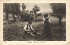 CPA Galli La vita dei Campi 