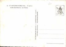CPA St Antonin Noble Val T et G Jardin des Moines les Hotels