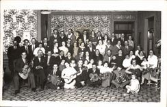 CARTE PHOTO Famille Guitare