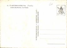 CPA St Antonin Noble Val Tarn et Garonne Jardin des Moines les Hotels