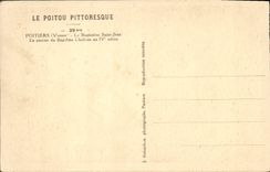 CPA Le Poitou Pittoresque Poitiers Vienne Le Baptistere Saint Jean 