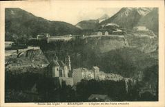 CPA Route des Alpes Briancon L'Eglise et les Forts Avances 
