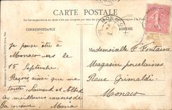 CPA Vallee de la Vesubie St Martin Vesubie Vue Generale Prise de la Route de Venanson Station Estiva