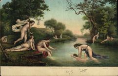 CPA L'enfance de Bacchus