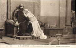 CPA JP Laurens L'Excommunication de Robert le Pieux Musee du Luxembourg 