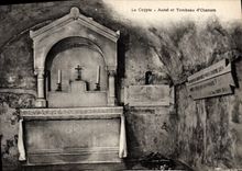CPA La Crypte Autel et Tombeau d'Ozanam 
